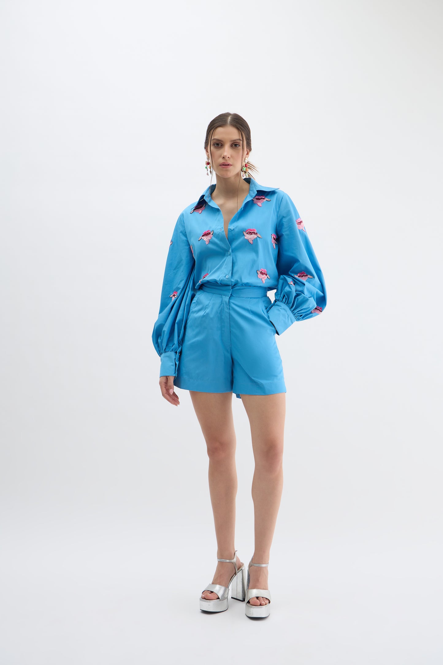 Sky Attitude Embellished Co-Ord Set