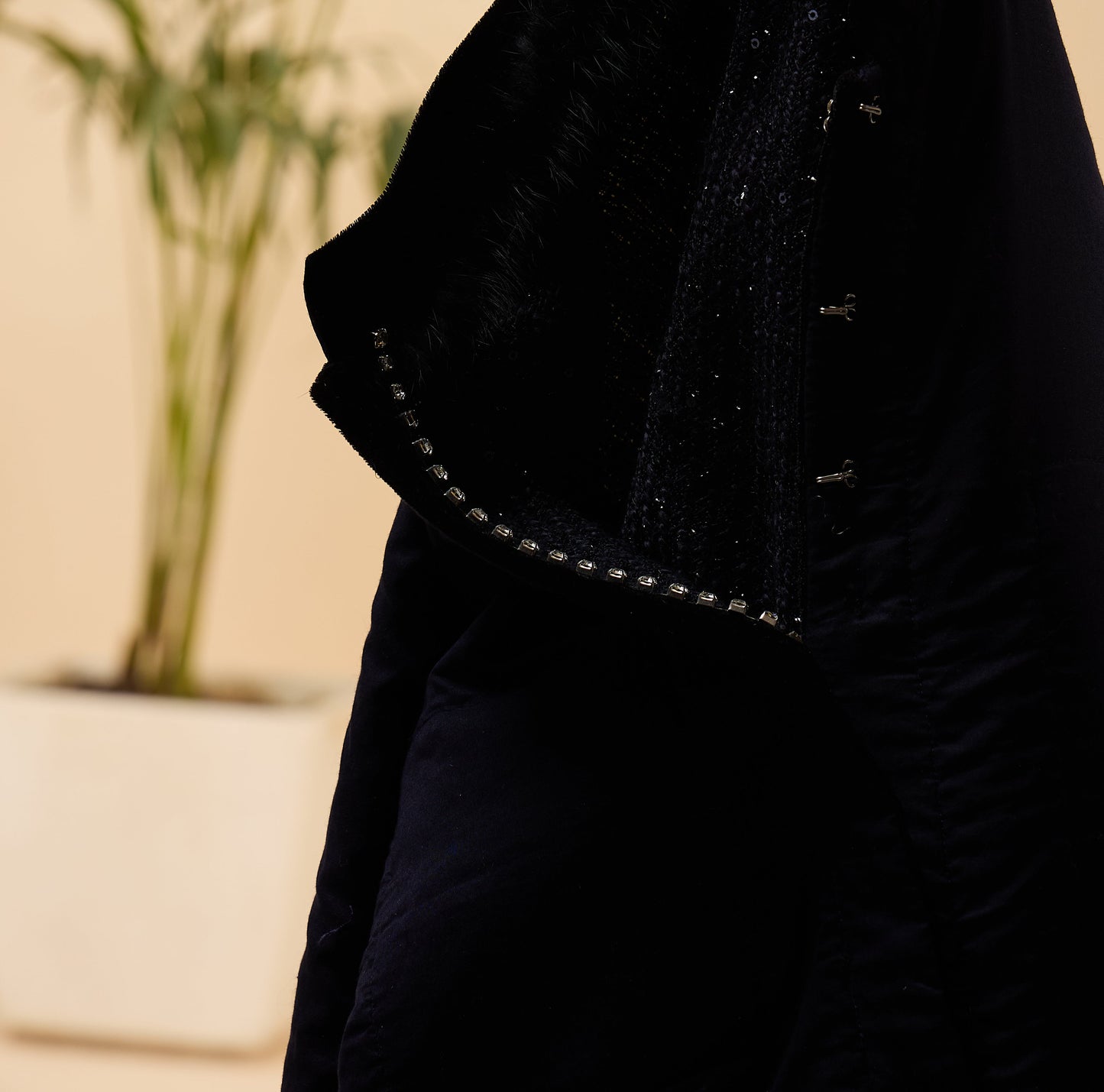 Midnight Luxe Tweed Dress