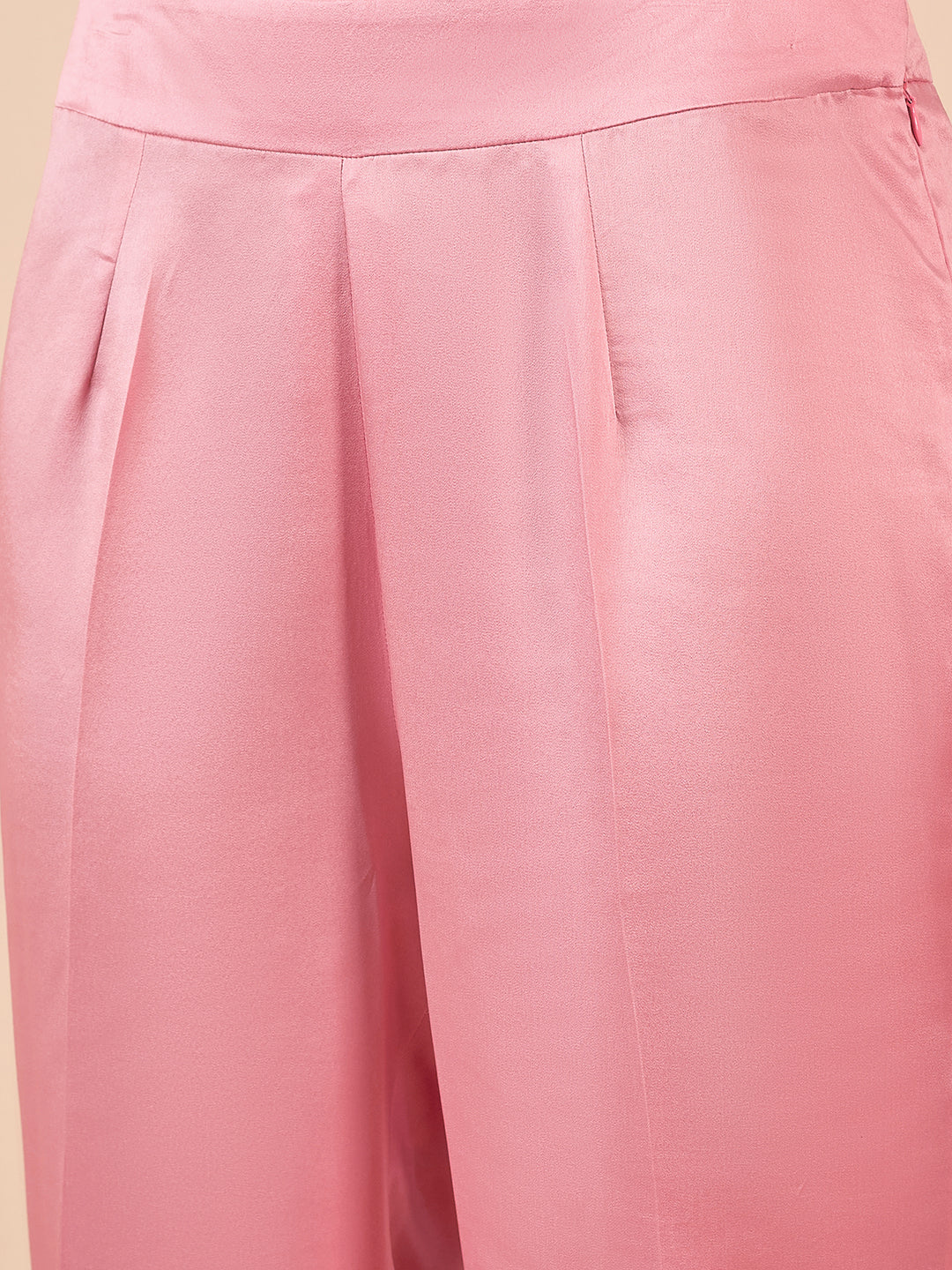 High Low Kurta with Bustier and Pants
