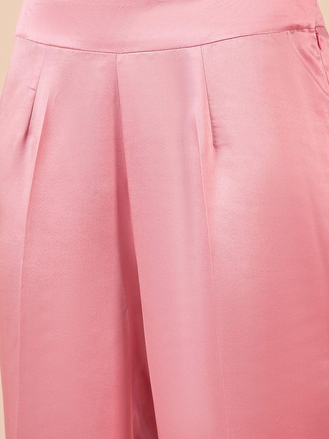 Kurta Set with Bustier pink