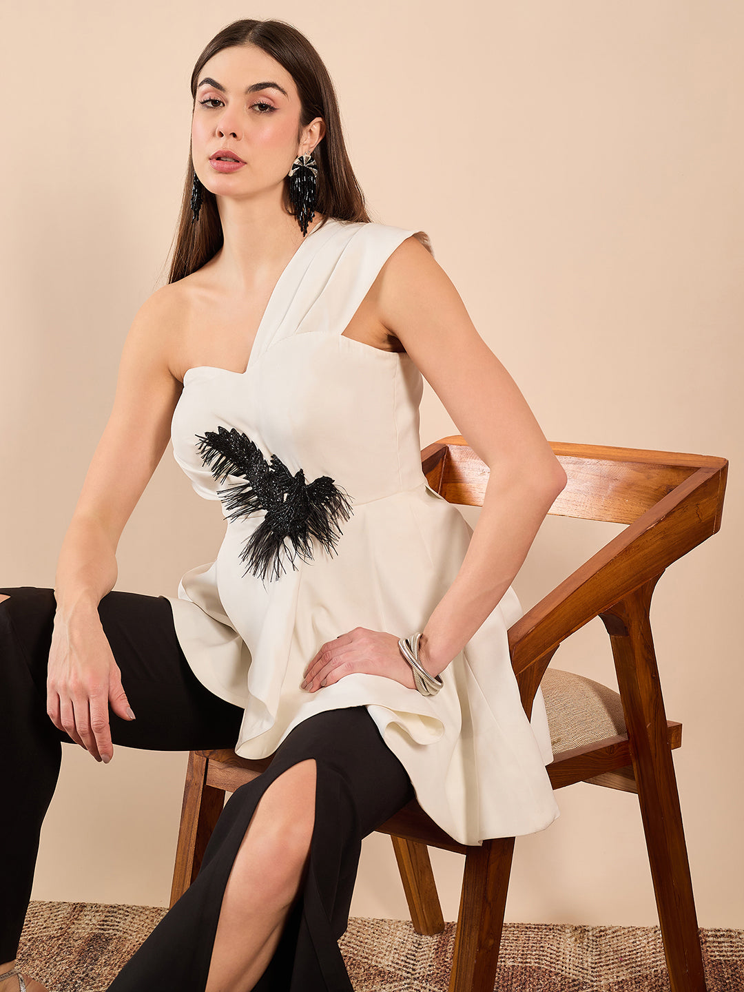High-Low Peplum Set
