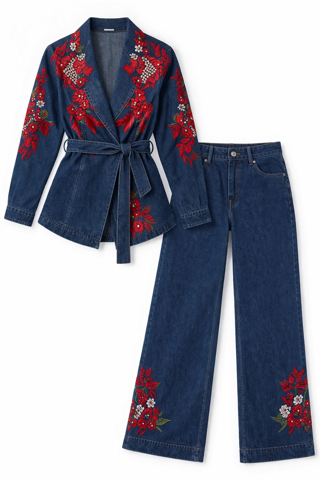 Crimson Garden Coord Set