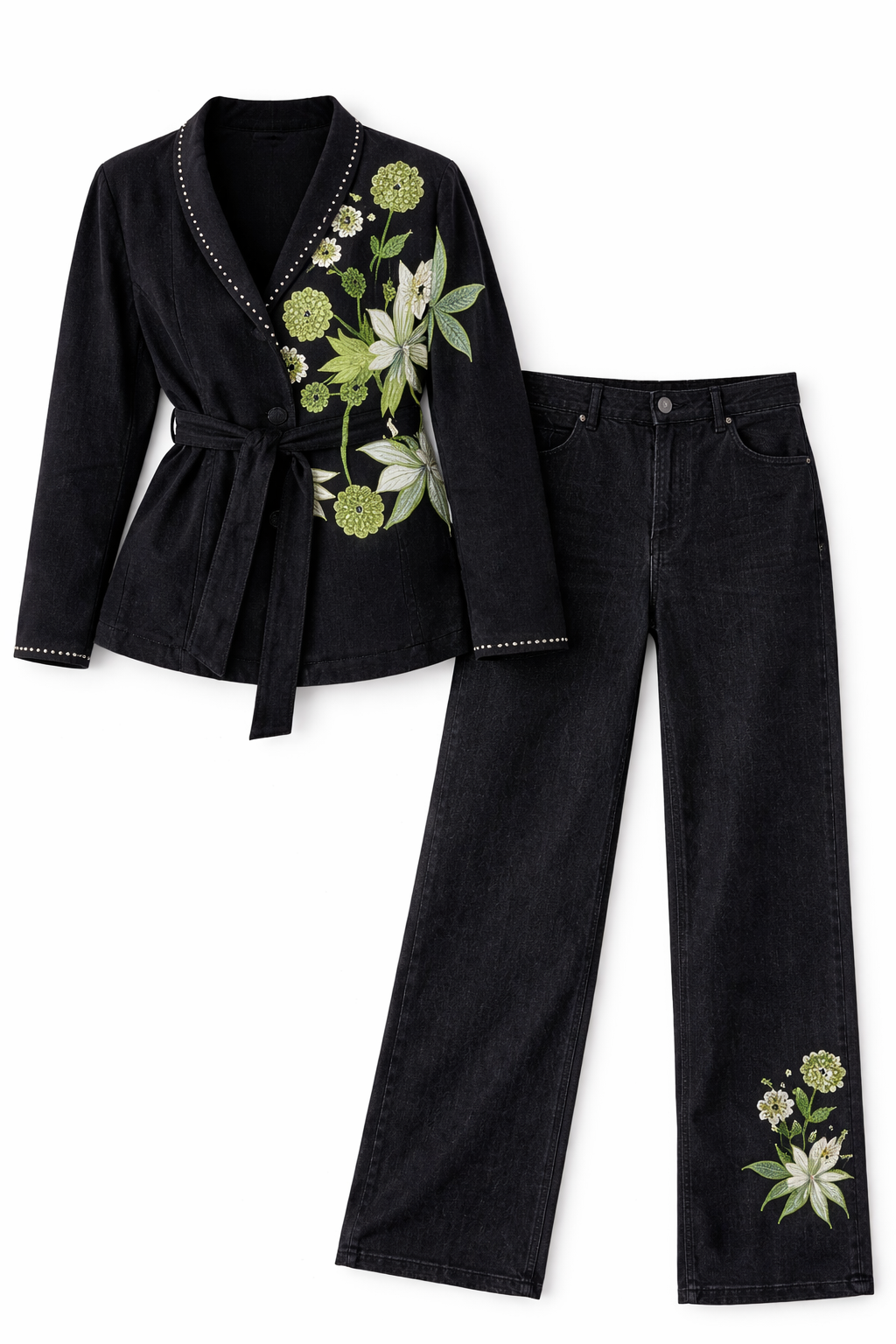Noir Petalia Coord Set