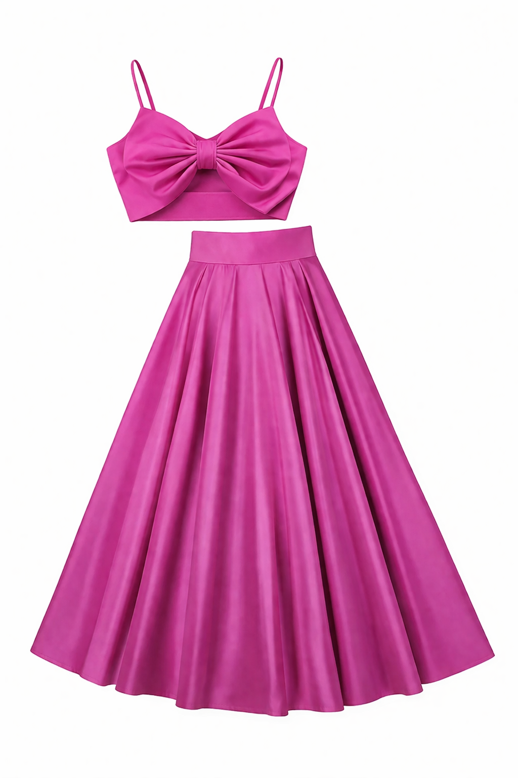Hot Pink Bow Co-ord - NZC15