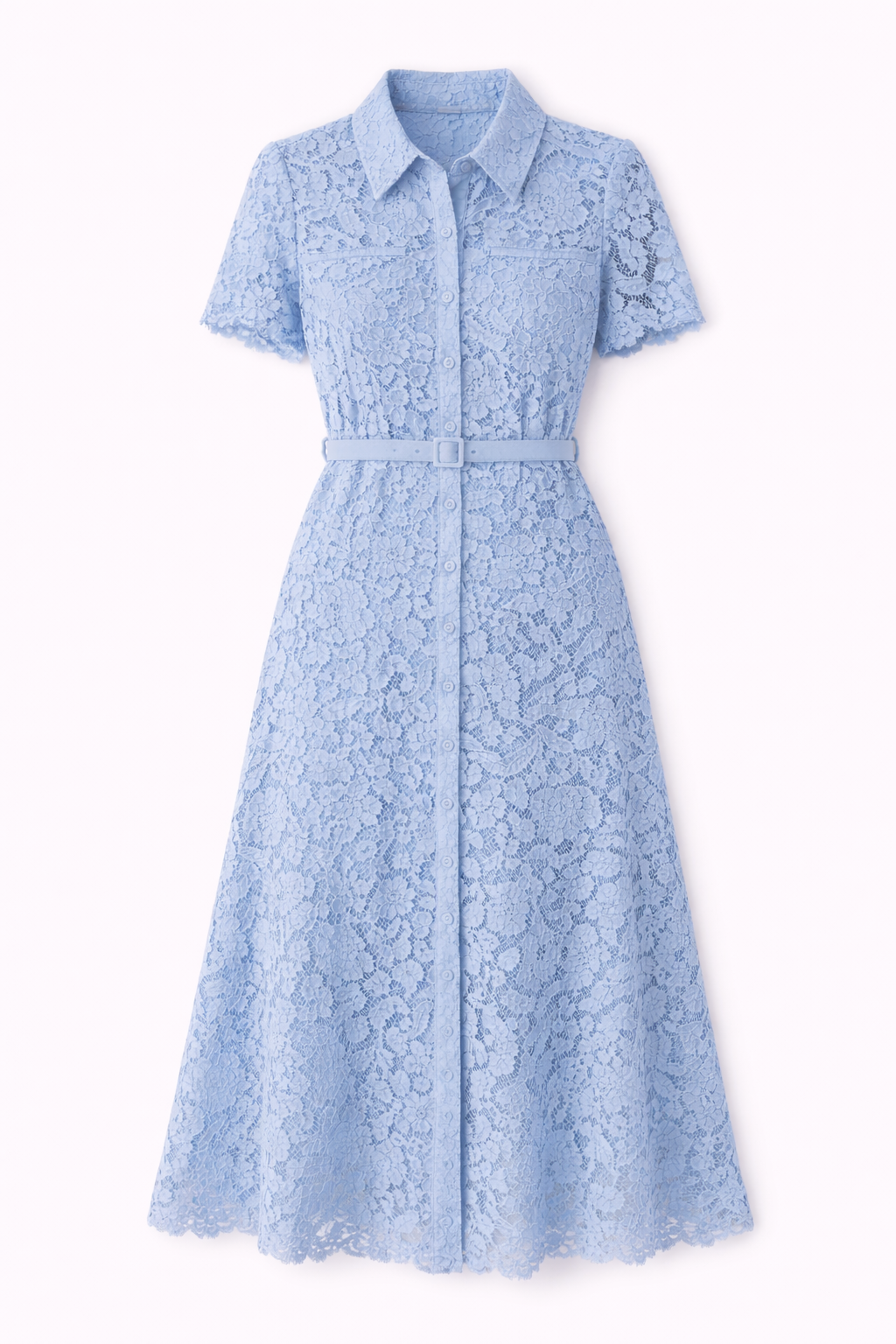 Rivera Lace Shirt Dress