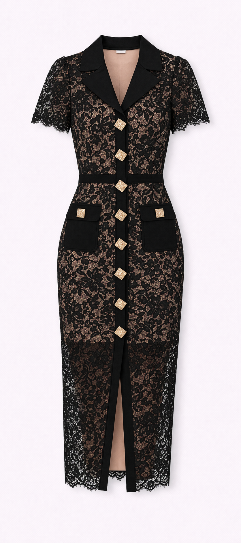 Amara Lace Midi Dress
