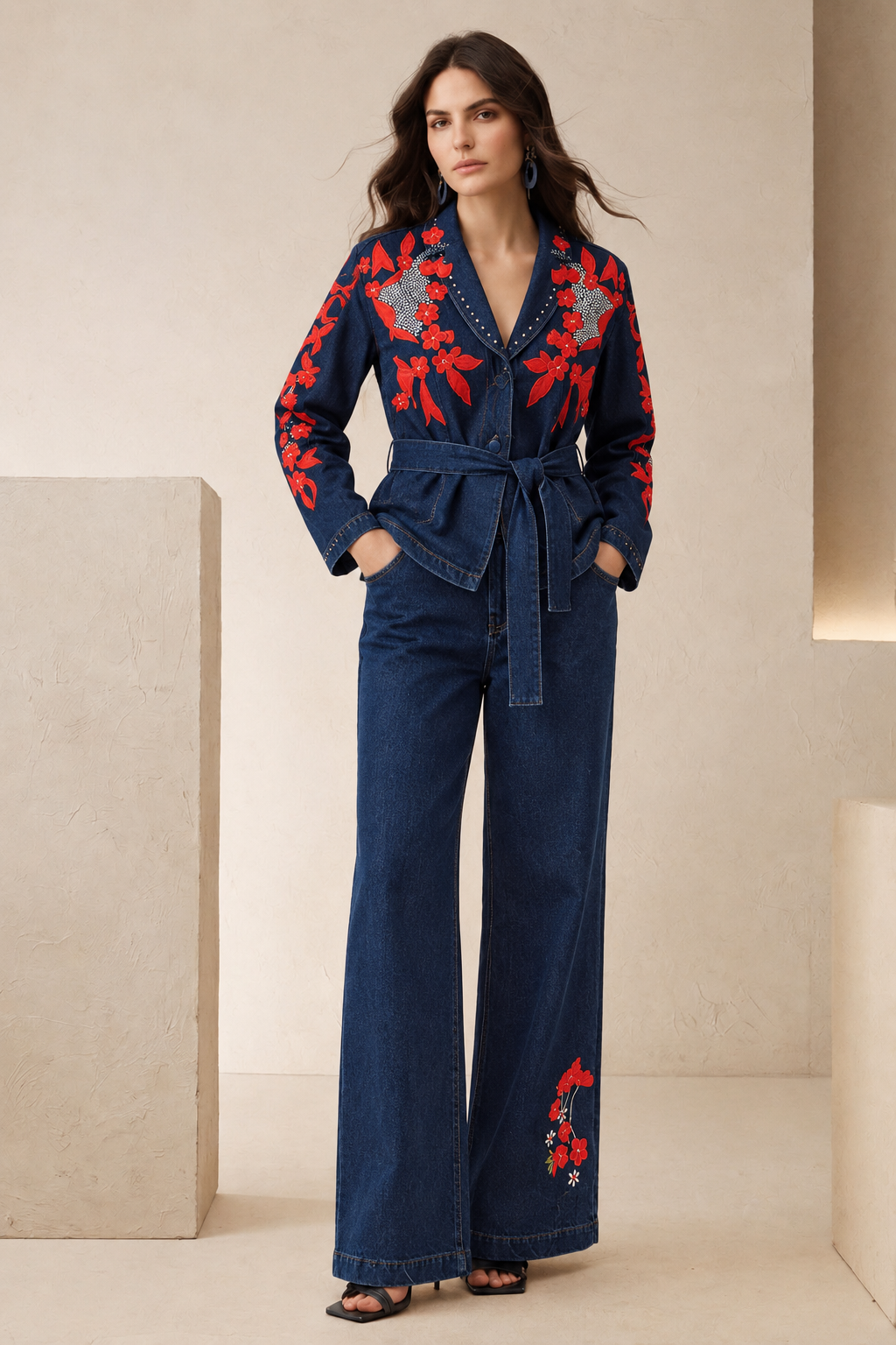 Rouge Denim Co-Ord Set