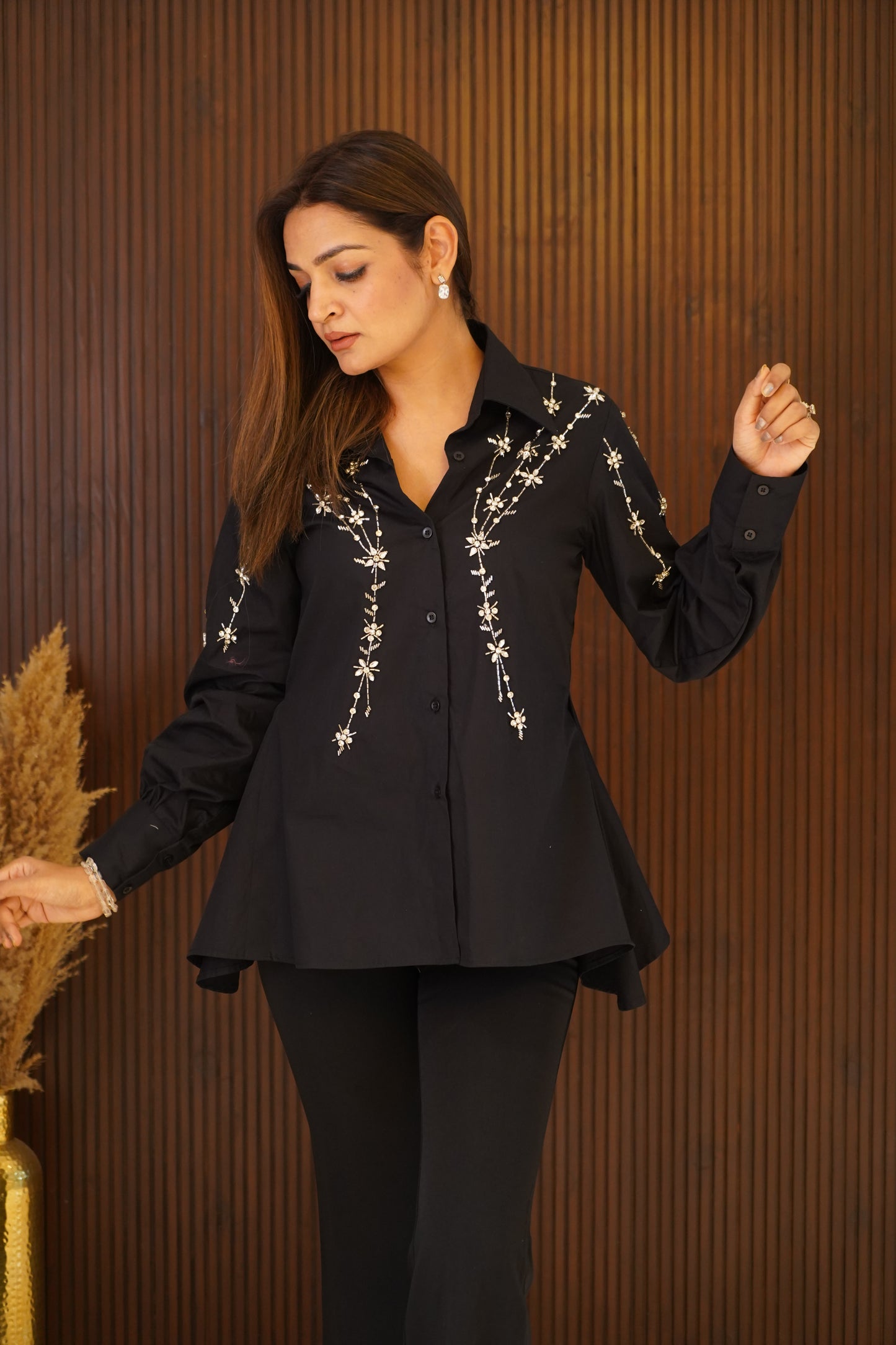 Dew Drop Black Drama Shirt