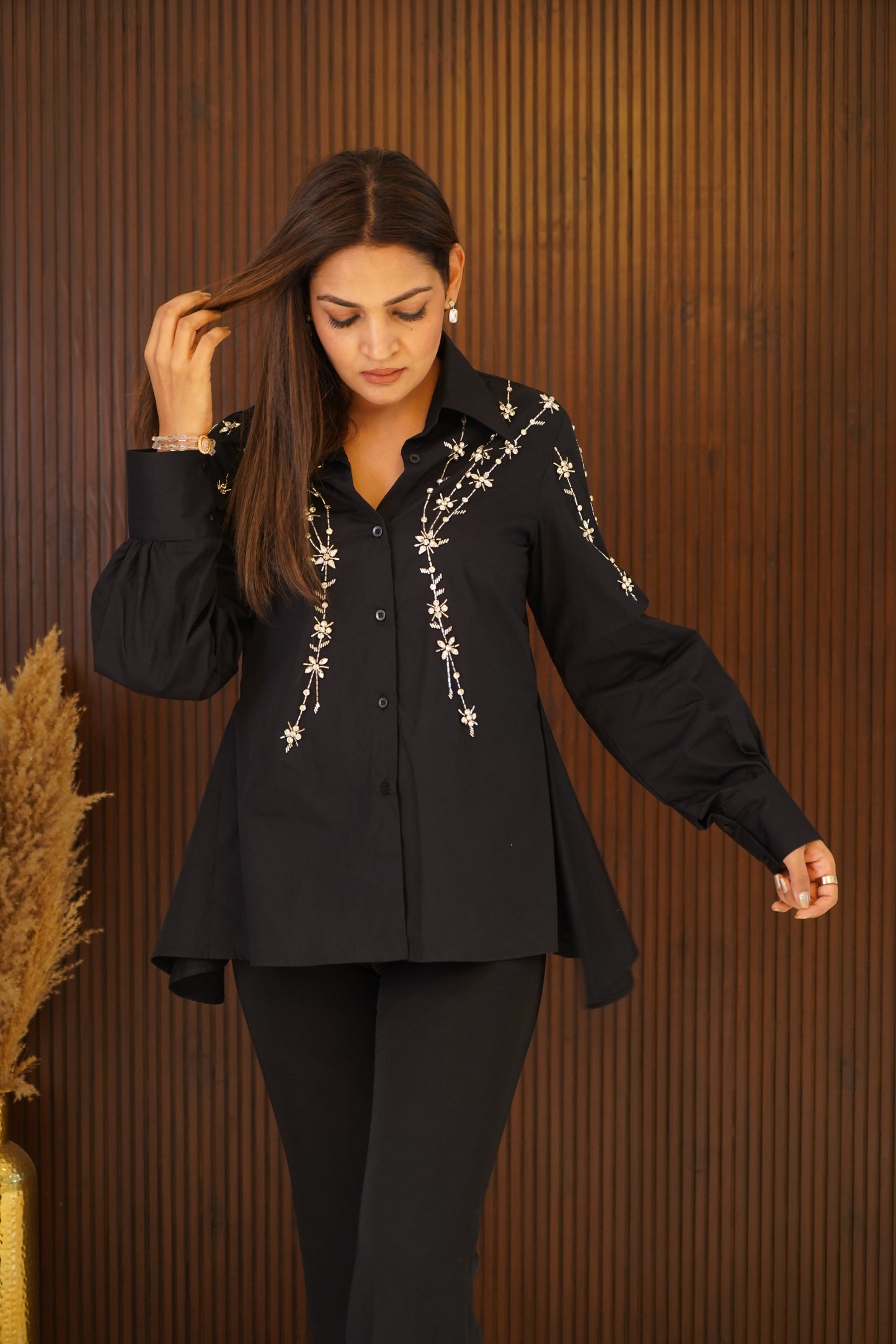 Dew Drop Black Drama Shirt