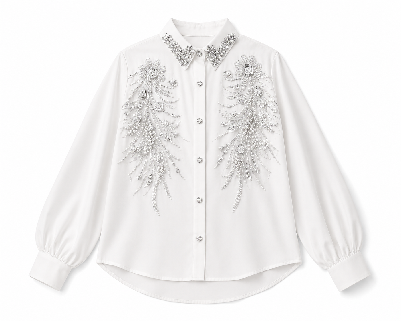 Moonlit Heirloom Satin Shirt