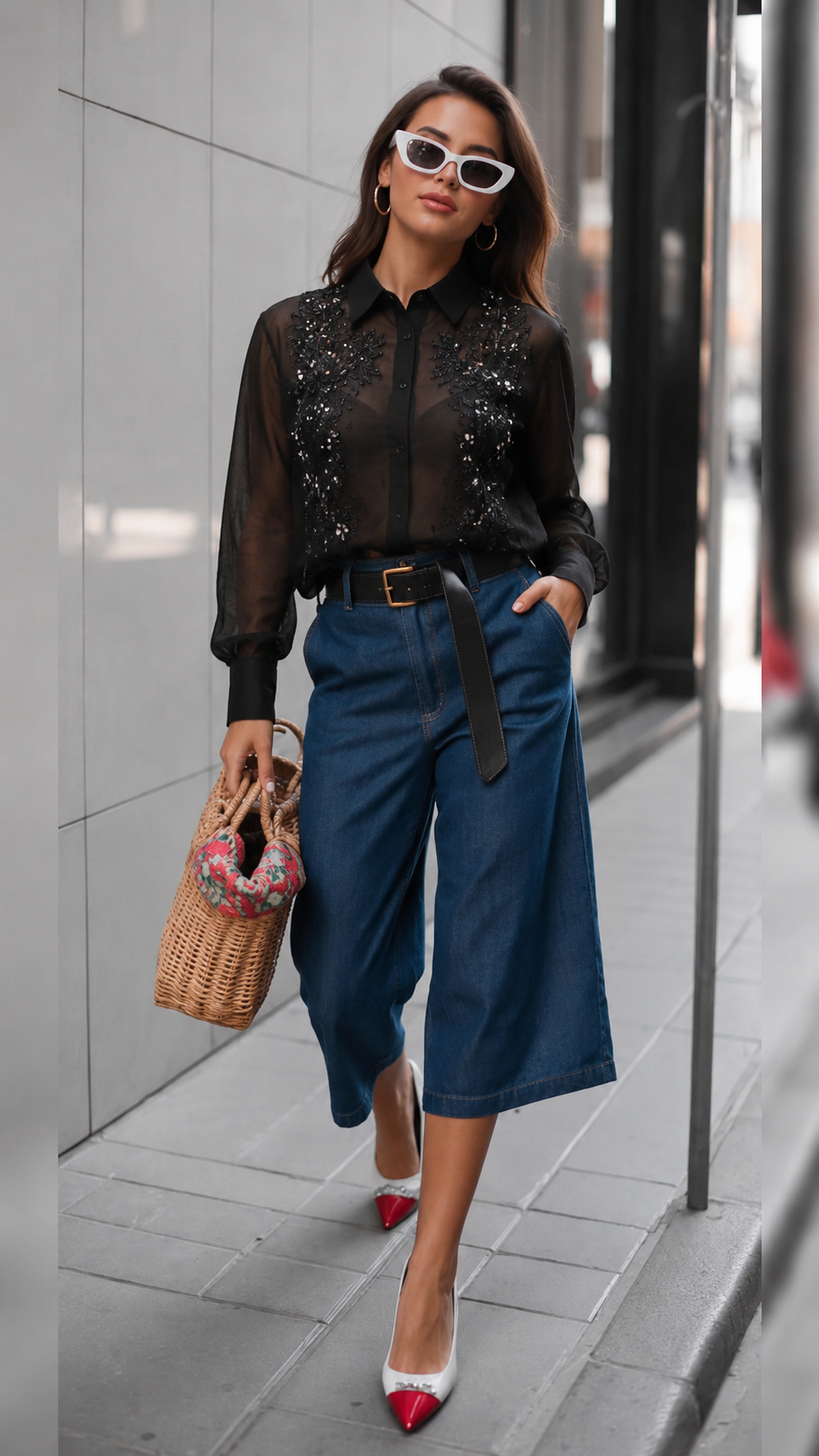 Black Fluff Shirt