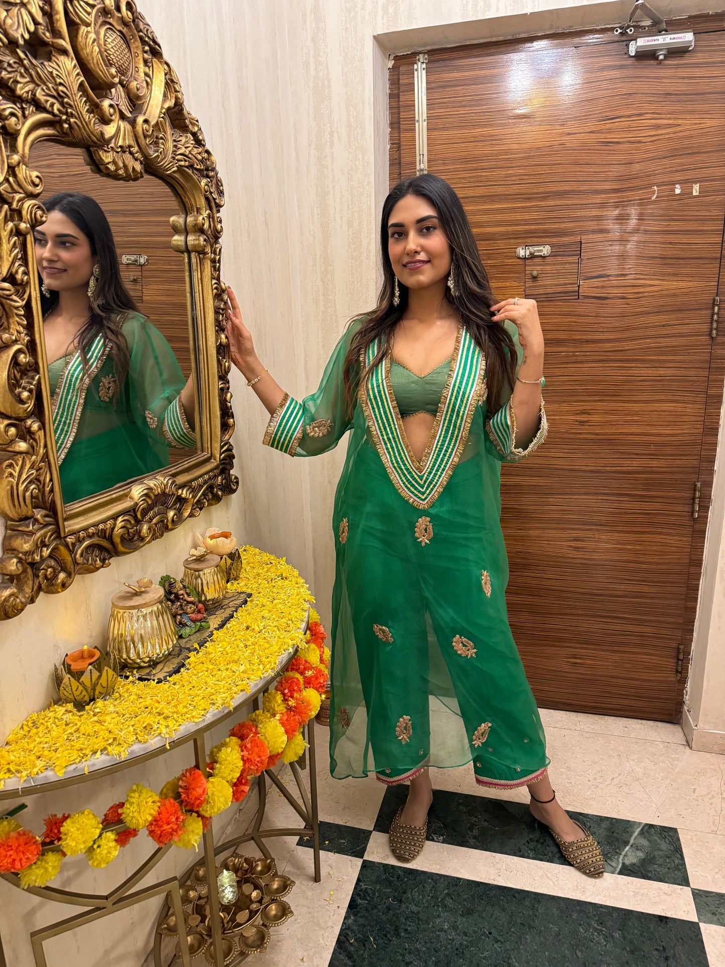 Kurta Set with Bustier