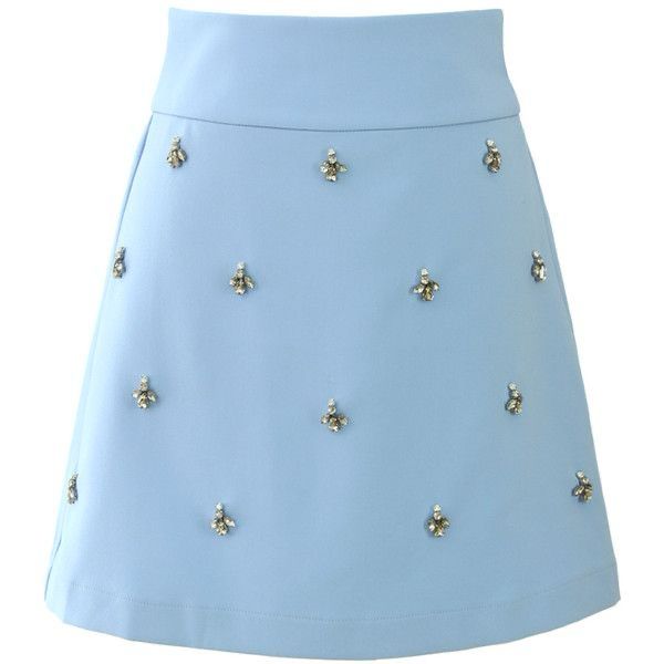 Celeste Embellished A-Line Skirt