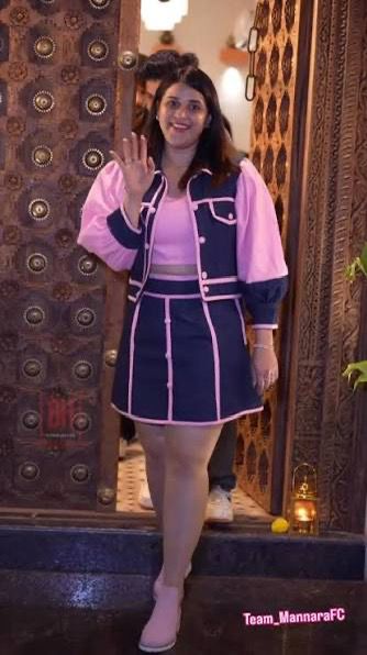 Bubblegum Noir Contrast Denim Co-Ord Set