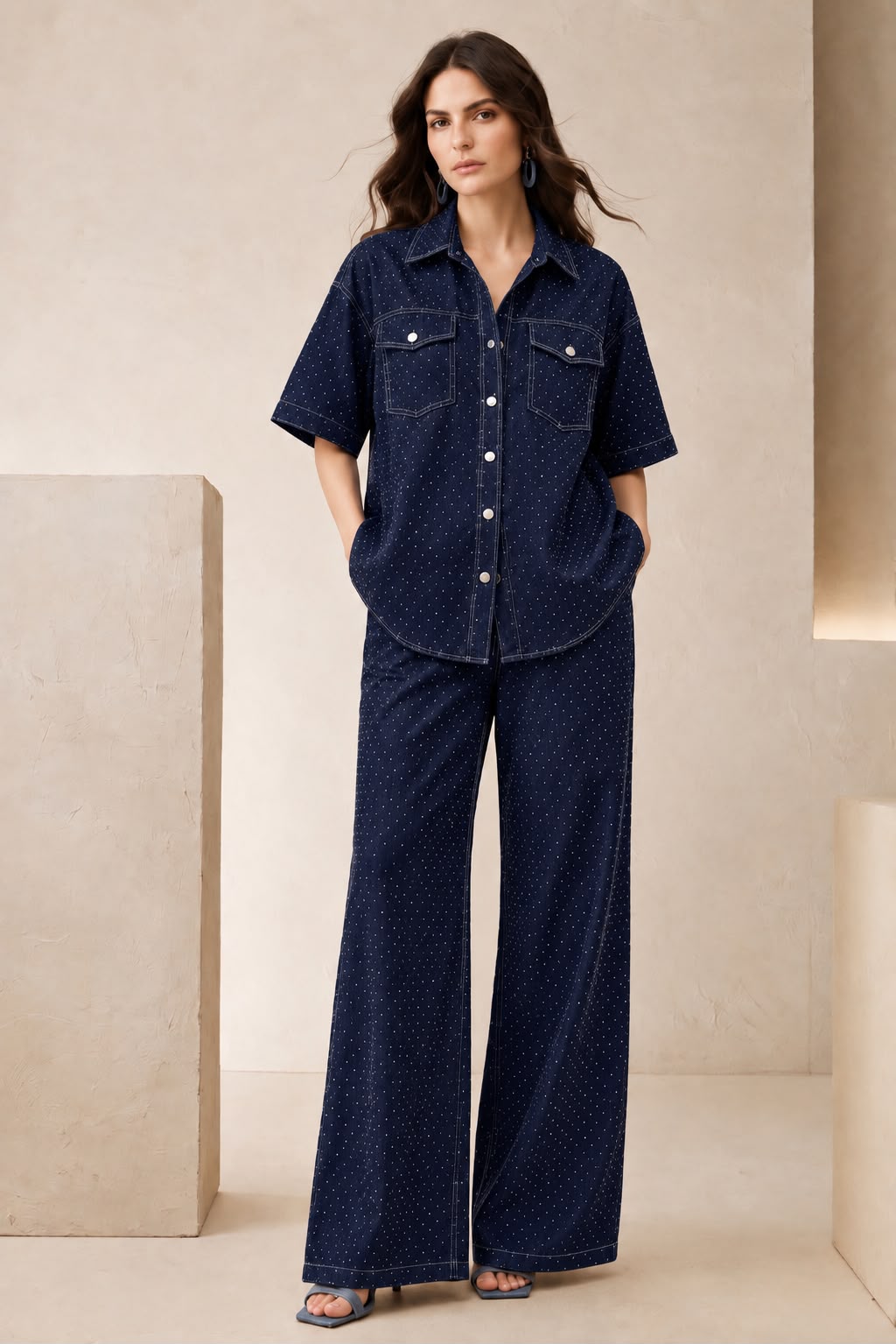 Glitz Denim Co-Ord