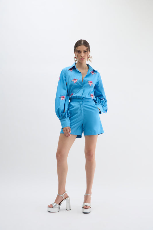Sky Attitude Embellished Co-Ord Set