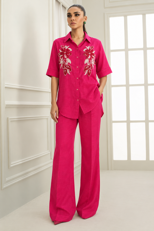 Hot pink Co-Ord Set - NZCC03