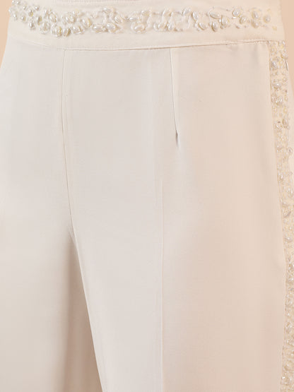 Corset Top with Classic Straight Pants