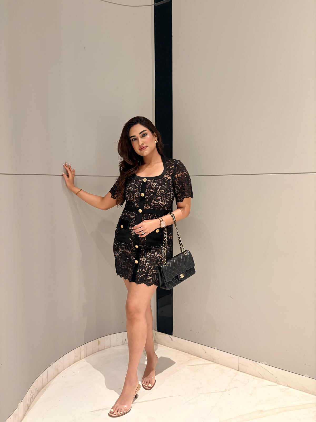 Valeria Lace Mini Dress - NZD13