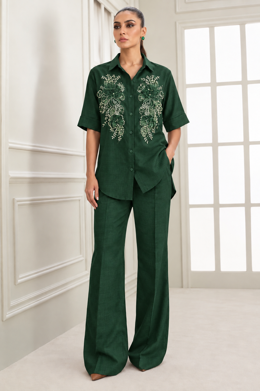 Bottle Green Co-Ord Set - NZCC01