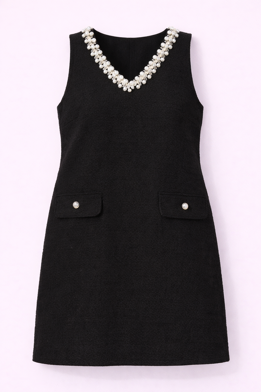 Noir Pearl Tweed Dress - NZD59