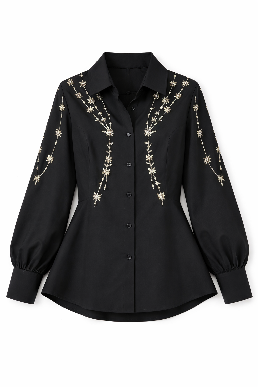 Dew Drop Black Drama Shirt - NZT41