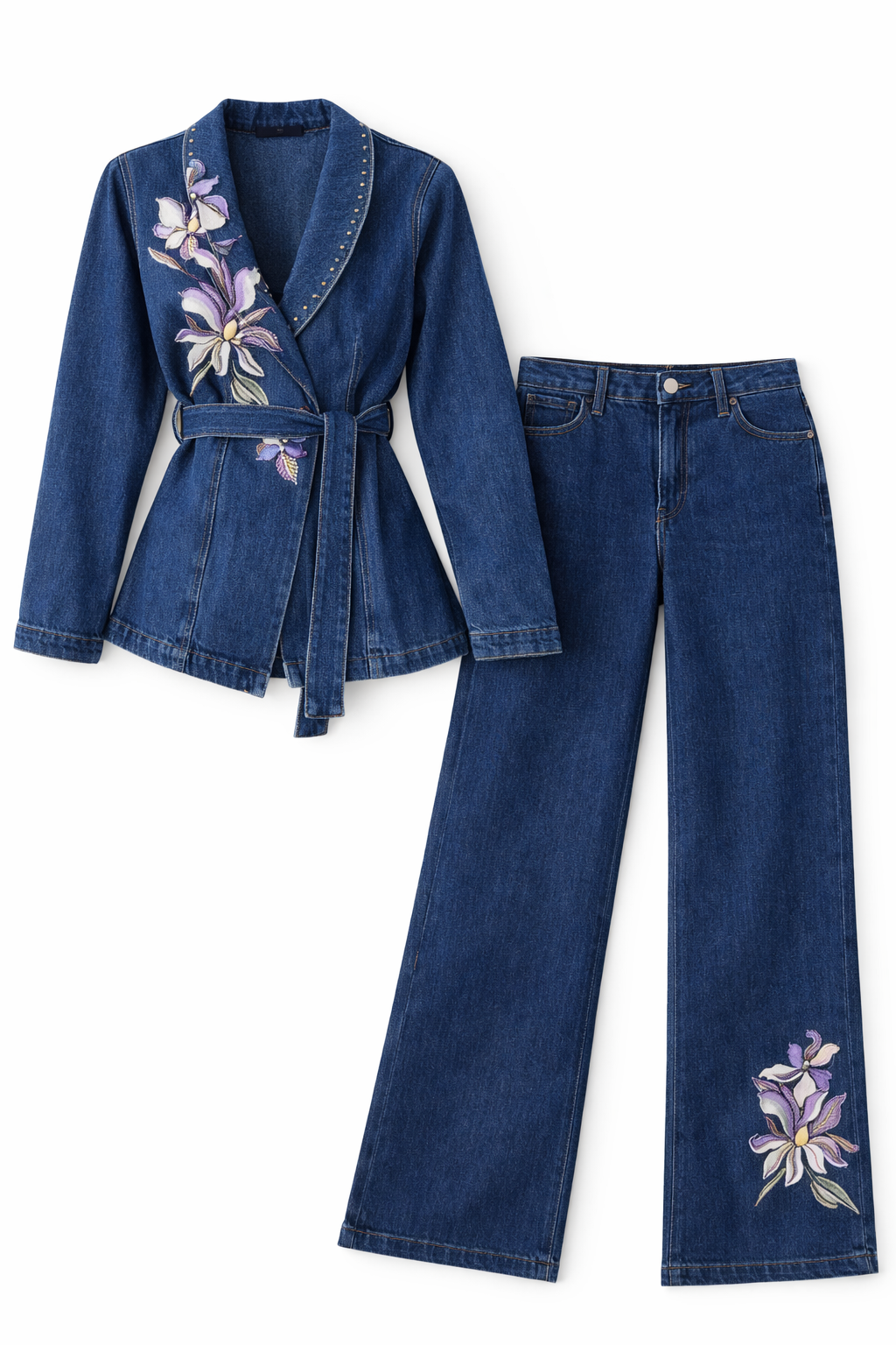 Violet Bloom Coord Set