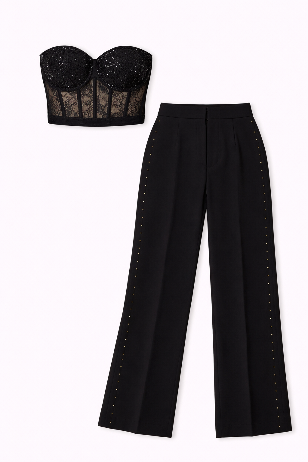 Pant and Corset Top Coord - NZC25