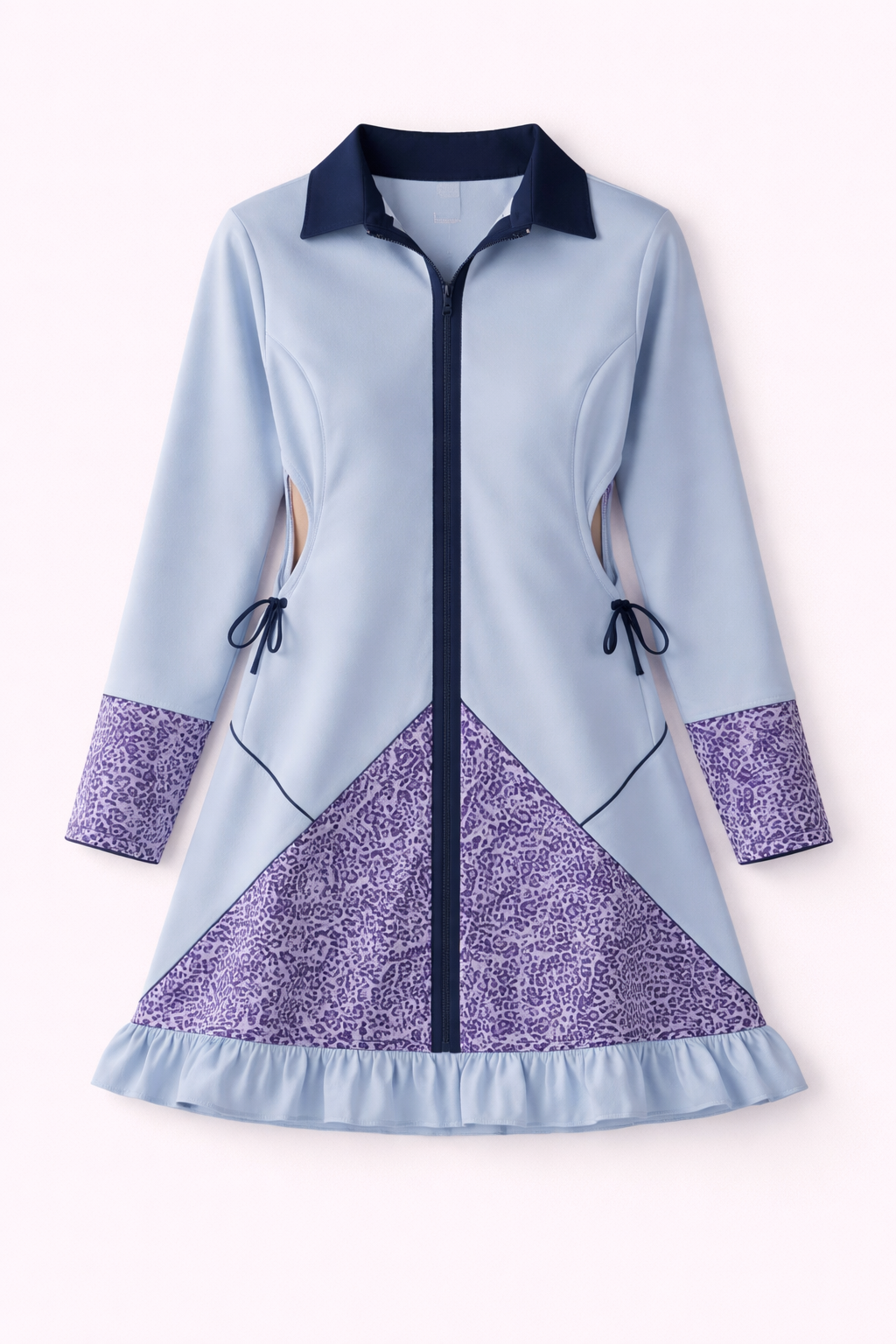 Cutout Panel Shift Dress