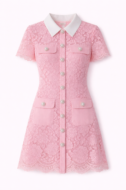 Orelia Lace Mini Dress - NZD14