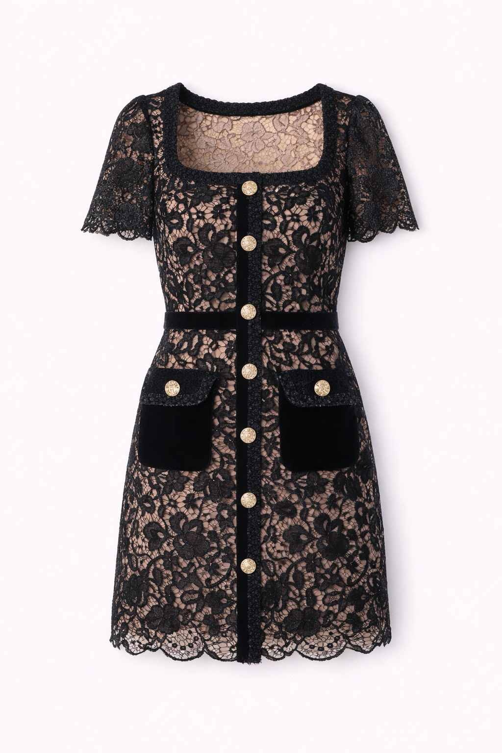 Valeria Lace Mini Dress