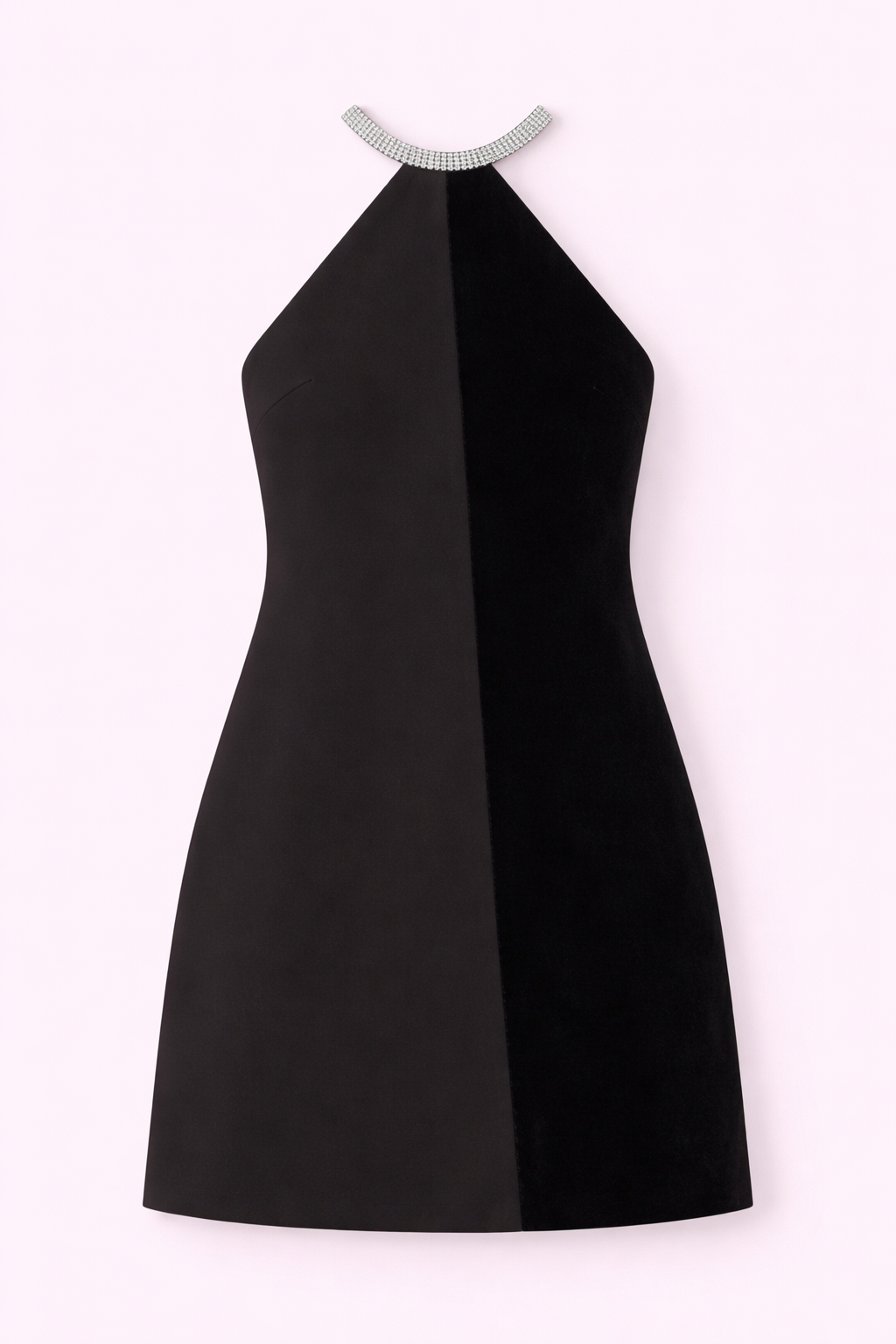Half and Half Black Dress - NZD65