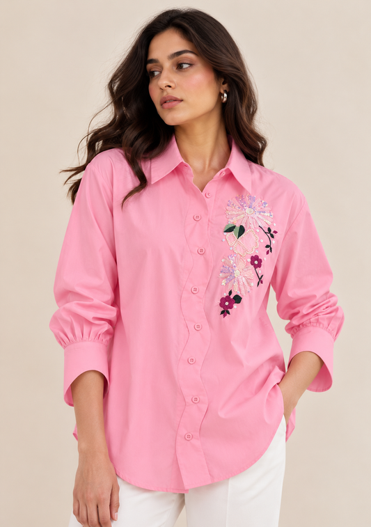 Bloom Rose Shirt - NZCS004