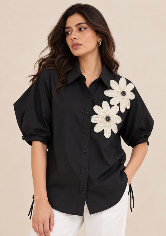 Raven Blossom Shirt - NZCS006