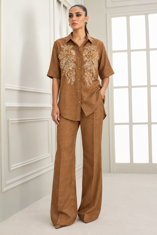 Light Brown Co-Ord Set - NZCC04