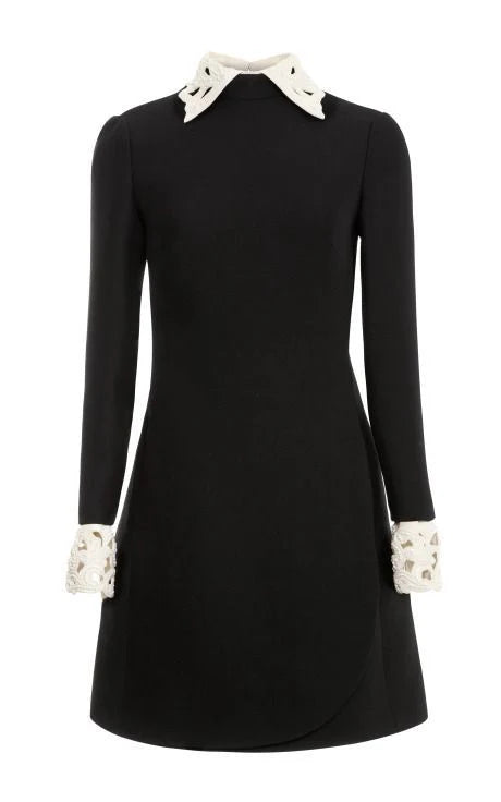 Blush Lace Collar Dress - NZD18