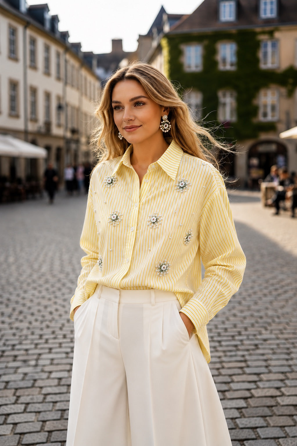 Lemon Sorbet Pearl Shirt