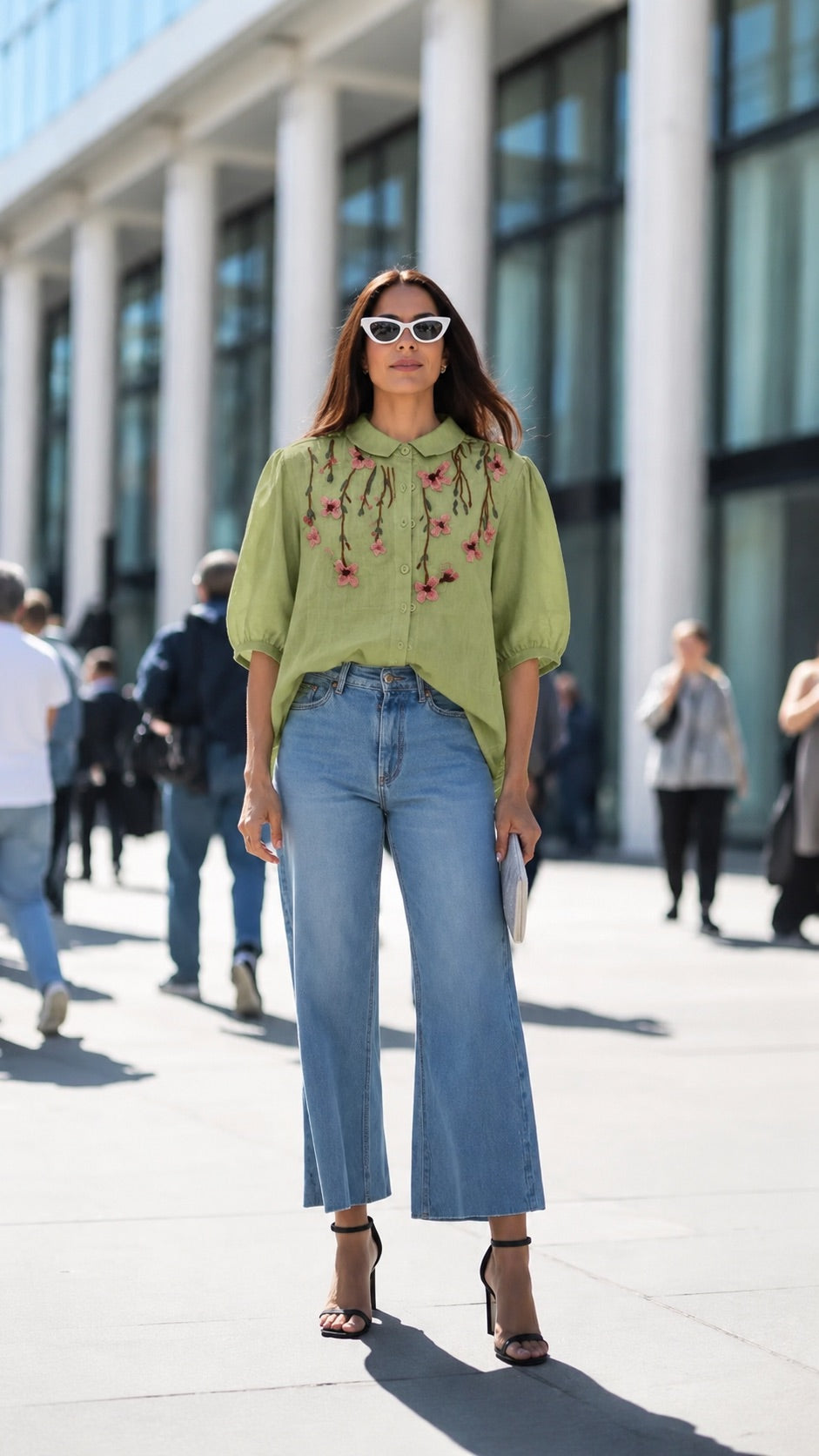 Olive Bloom Shirt