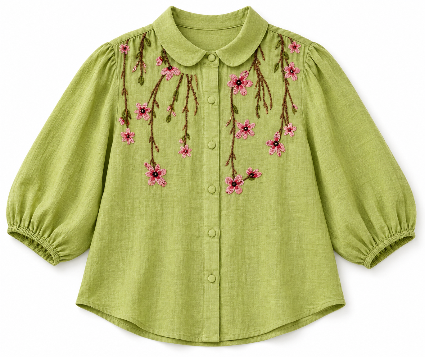 Olive Bloom Shirt