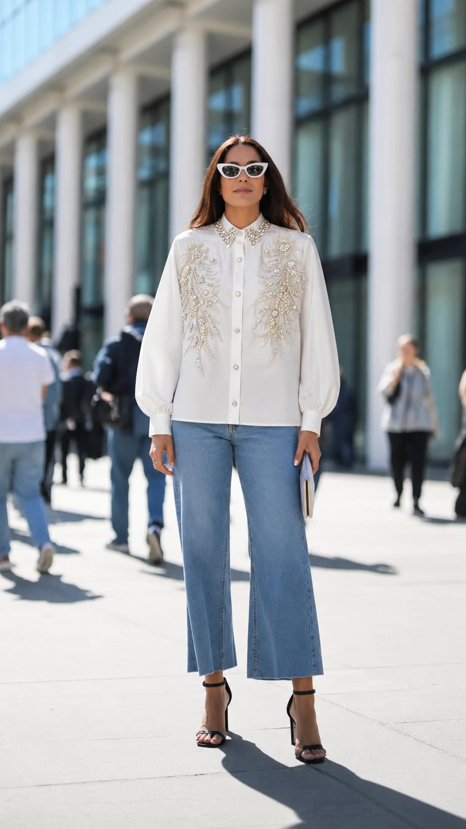 Moonlit Heirloom Satin Shirt