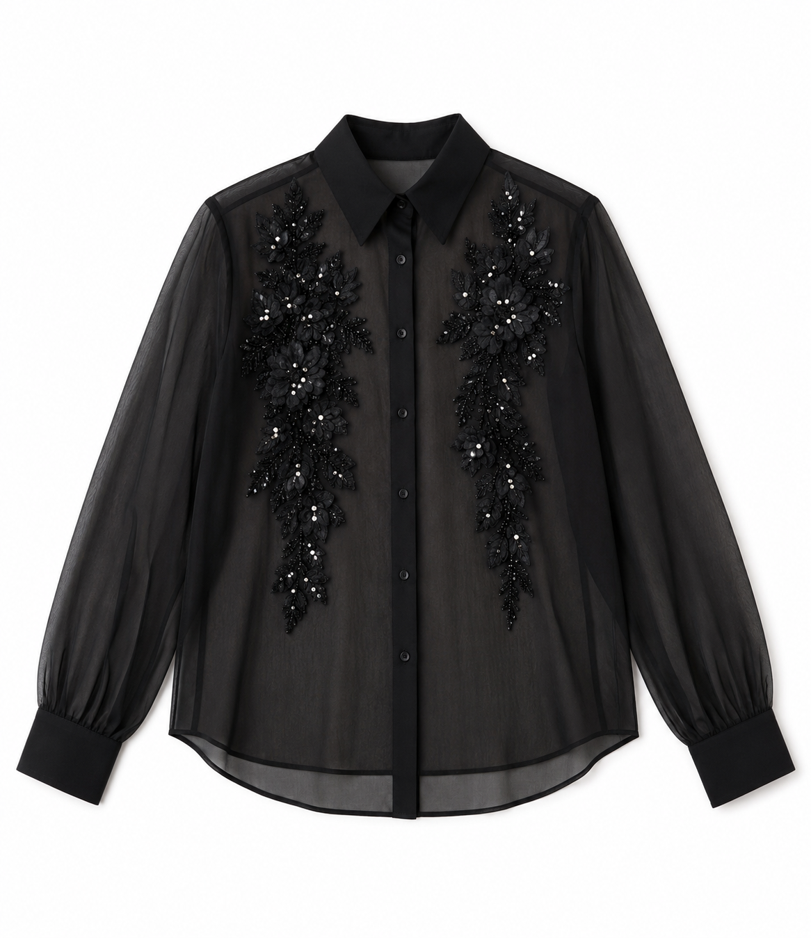 Black Fluff Shirt