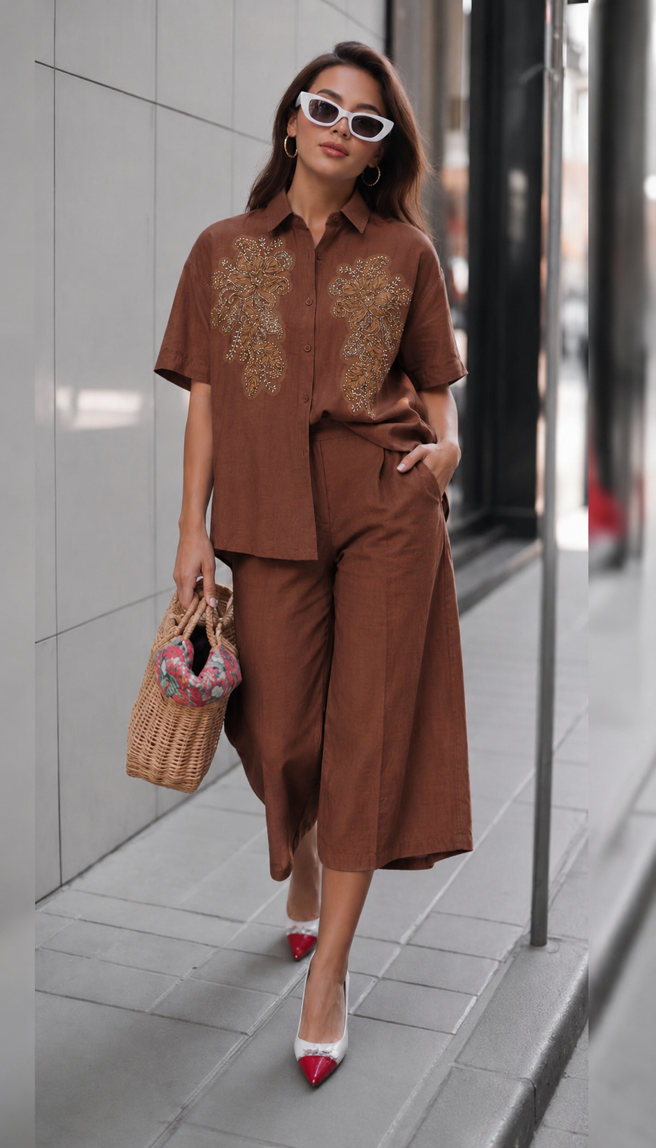 Dark Brown Co-Ord Set