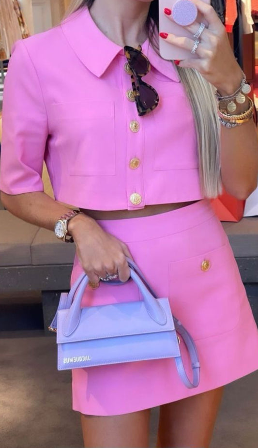 Blush Elegance Two-Piece Set