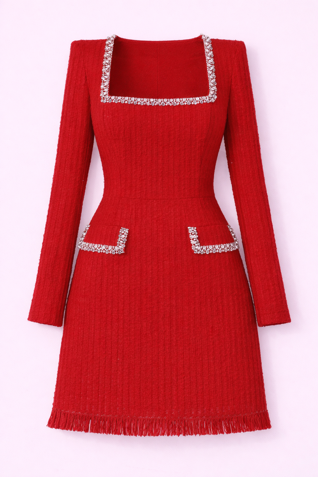 Scarlet Luxe Tweed Dress - NZD44