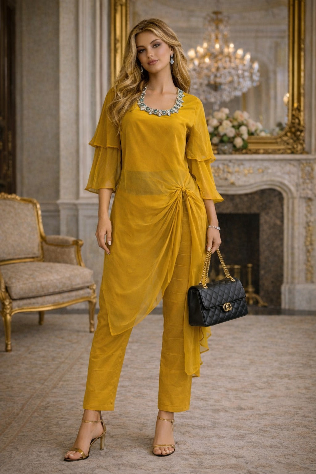 Golden Hour Drape Co-Ord Set
