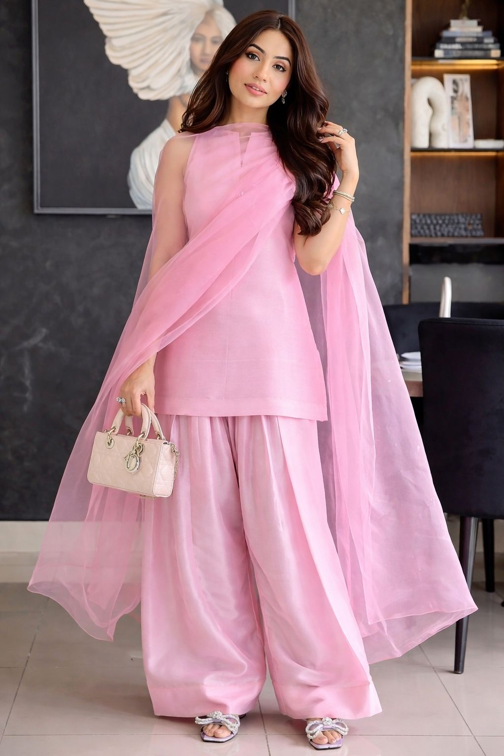 Sheer Blush Co-Ord Set