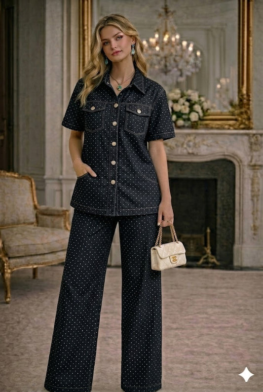 Noir Stardust Co-Ord Set