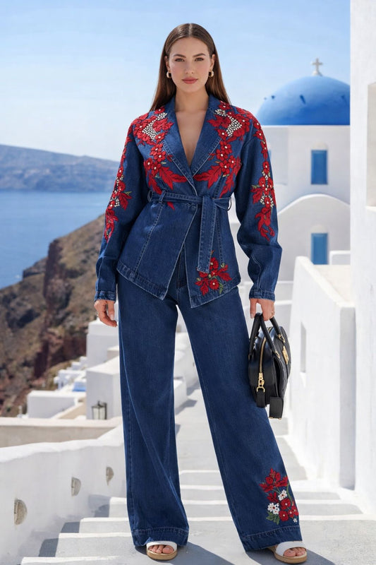 Crimson Garden Coord Set