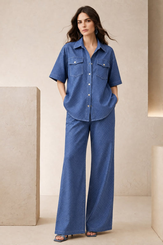 Glaze Denim Co-Ord Set