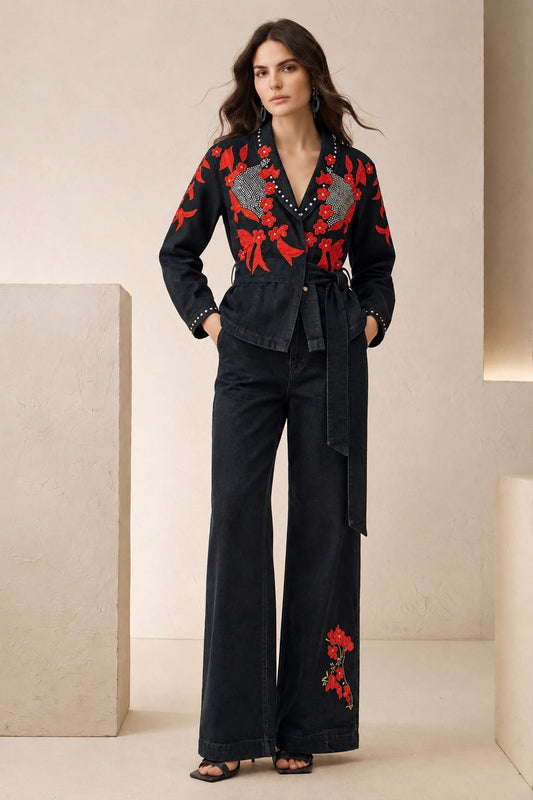 Rouge Denim Co-Ord Set